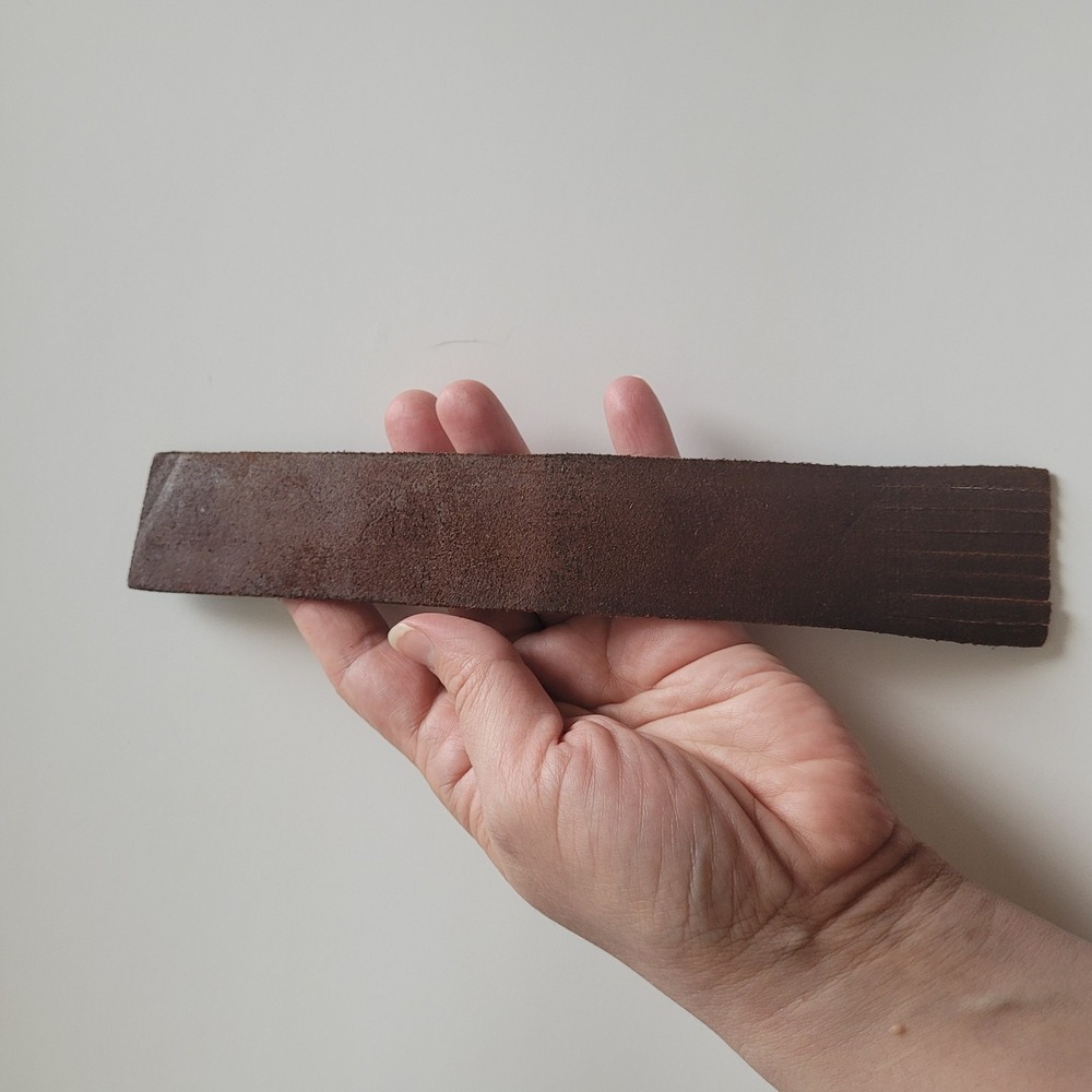 Vintage University Notre Dame‎ Bookmark Leather Fringe Black Gold Embossed - Picture 6 of 16